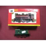 A Hornby "OO" NCB 0-6-0 Class 94 - 'Harry', boxed. Plus another 0-6-0 diesel outline, unboxed.