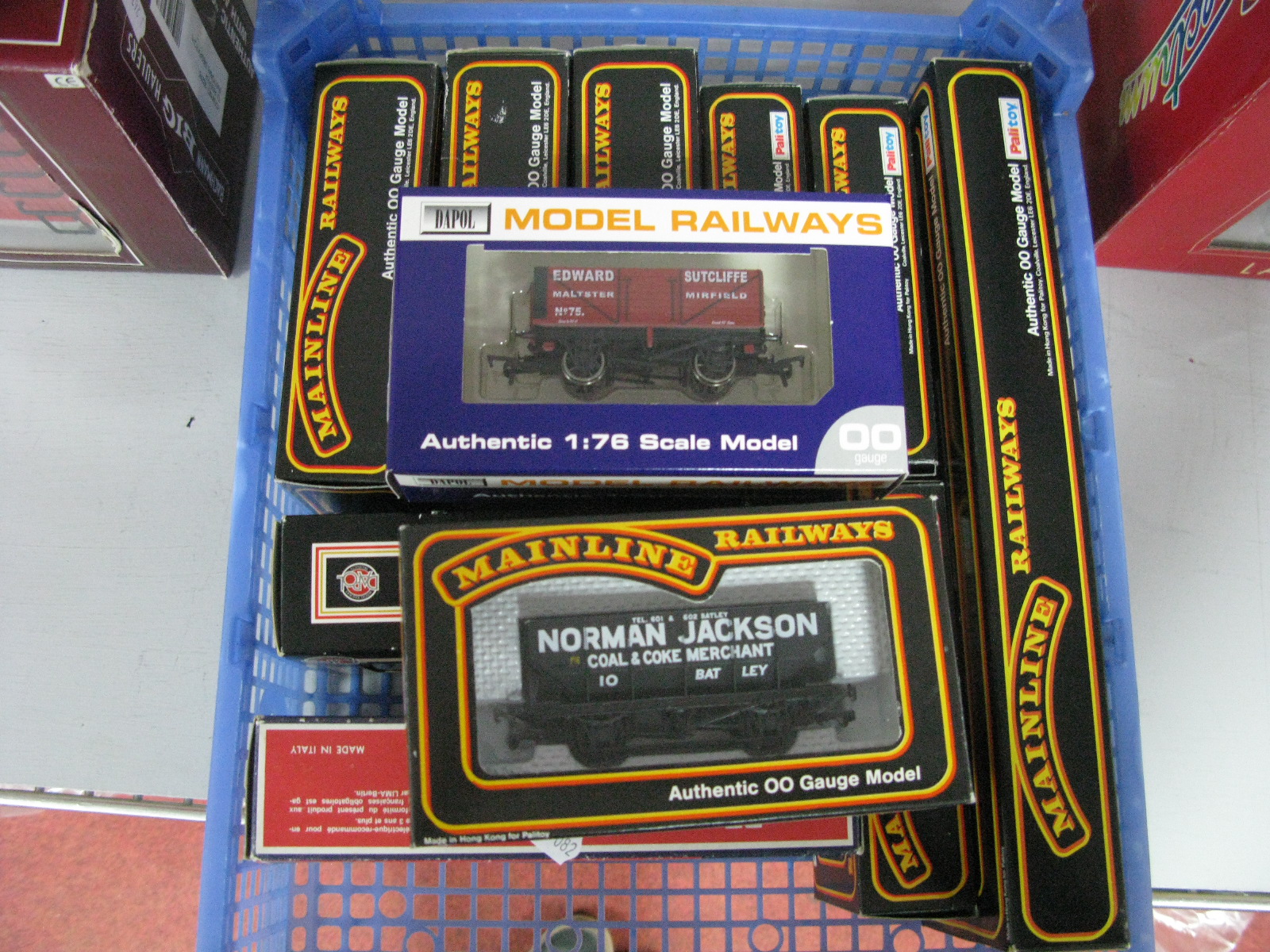 Eleven OO Gauge/4mm Items Boxed Rolling Stock, four Ref. 937392 "Norman Jackson" Hopper, three other