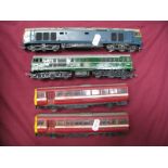 Two 'OO' Gauge Diesel Locomotives, Lima Co.Co Class 50, over painted Ex 50043/Eagle to BR D.413.
