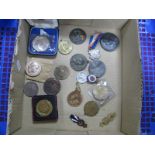 George VI and Elizabeth Coronation Medals, plus visit of Prince Philip to USA 1966, 20 pieces,