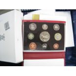 Five Royal Mint United Kingdom Proof Coin Sets, 2002 (2), 2003, 2004, 2005, presented in Royal