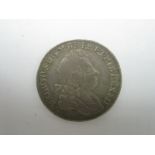 George I Shilling 1723, in near very fine condition, old cabinet, tone, pleasing patina.