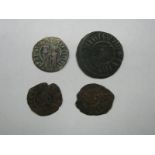 Armenian Coins Crusader Period Leven I AE Silver Tank, in NF to GF condition, plus bronze form