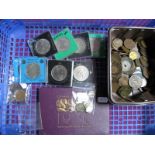 A Collection of G.B. Commemorative Crowns, Pre-Decimal Base Metal Coins, a small quantity of G.B.