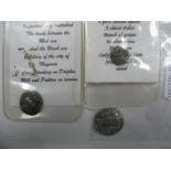 Greek Silver Coins City of Cherronesos, Byzantian and a Syrian Double Dracham, (corrosion over