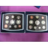 Two Royal Mint United Kingdom Proof Coin Sets, 2000, 2001, both accompanied by literature.