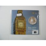 A Royal Mint United Kingdom £100 Fine Silver Coin, Big Ben - Heartbeat of the Nation, encapsulated