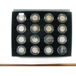 A Royal Mint United Kingdom Fifty Pence Coin Proof Collection, 40th Anniversary (1969-2009),