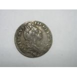 William III Sixpence 1697, in near fine condition, pleasant old collection tone.