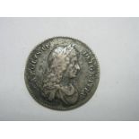 Charles II Shilling 1668, in near fine condition with pleasing tone from old collection.