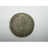 George II 1750 Shilling, very fine, nice old cabinet tone, very well detailed.