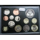 A Royal Mint United Kingdom 2010 Proof Coin Set, (13 coins) including London one pound coin,