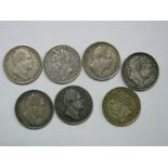 British Sixpences, William IV , George III and IV, 1831, 1825, 1835, 1834, 1824, 1818, 1837, nice