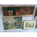 Circa Mid XX Century, Street Scene Study, oil on board, signed indistinctly possibly S. José, 24 x