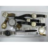 Blumus, Greenwood Geneve, Timex and Other Wristwatches, Nestor openface pocketwatch, H. Samuel