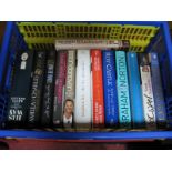 A Quantity of Modern Hardback Autobiographies etc:- One Box