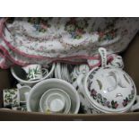 Portmeirion 'Botanic Garden' Soup Tureen, ladle, teapot, coffee pot (dam), jardinieres, other