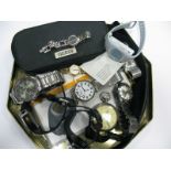 A Mixed Lot of Assorted Wristwatches, including Cortebert Envoy Huntermatic, Timex, Lorus,
