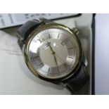 Rotary; A Modern Gent's Wristwatch, the dial with Roman and Arabic numerals and line markers, with