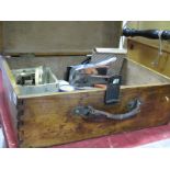 Bradux Watch Case Implement, Hilger Watts Clinometer, M & W Micrometer, another by Mitutoyo,