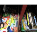 Literature, to include Bradley Wiggins related, Dr Who, children's annuals, bird spotting, etc;