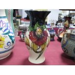 A Moorcroft Pottery Vase, painted with the Anna Lily pattern designed by Nicola Slaney, shape 226/9,