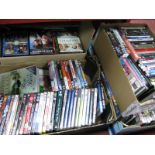 DVD's - A Large Quantity:- Four Boxes