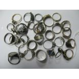A Mixed Lot of Assorted Dress Rings, including cluster, "925", etc.