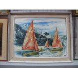 Stuart Armfield, Redwings on the River, possibly Looe, Cornwall, watercolour, signed lower left,