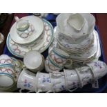 Wellington and Minton China Teaware:- One Tray