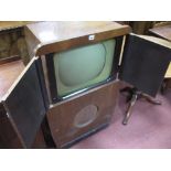 A Mid XX Century GEO Television B.T. 6541, in period walnut cabinet (collectors piece only).