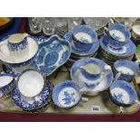 Copeland Spode 'Spode's Camilla' Tea Ware, of thirty six pieces, other Copeland, XIX Century blue