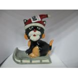 Lorna Bailey - Toboggan the Cat, 13.2cm high.