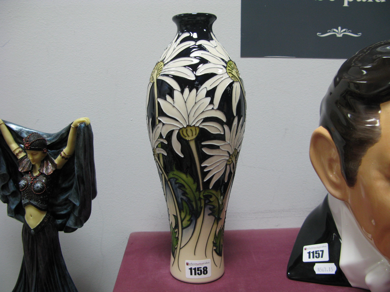 A Moorcroft Pottery Vase, painted with the 'Shasta' pattern from the Sir Harold Hilliers Gardens