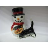 Lorna Bailey - Christmas Candles the Cat, 13cm high.