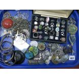 A Mixed Lot of Assorted Costume Jewellery, including Celtic style brooches and bangles; together