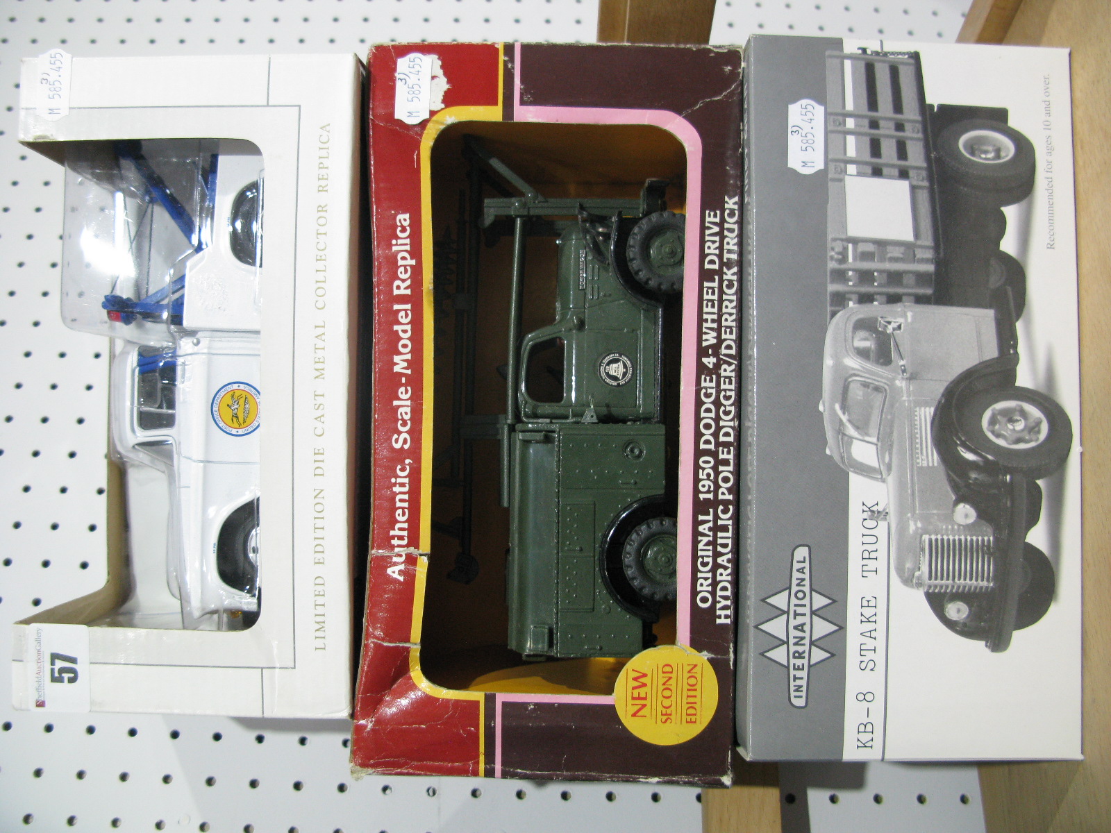 Three 'Outline American' Diecast Model Trucks, predominantly 1:34th scale including, First Gear