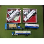 Five Winross Toys (USA) Cast Metal Commercial Vehicles, Models, all with U.S. Mail liveries, circa