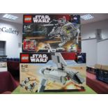 Two Lego Star Wars Sets, #7671 AT-AP Walker, #7659 Imperial Landing Craft, instruction booklets