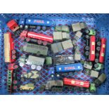 A Quantity of HO/OO Scale Vehicles Kit Built, Code Three and Originals, all civilian and military