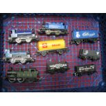 Four 'OO' Gauge/4mm Steam Tank Locomotives, Airfix 0-4-2 G.W.R R/no 1435, two Hornby "pugs" plus