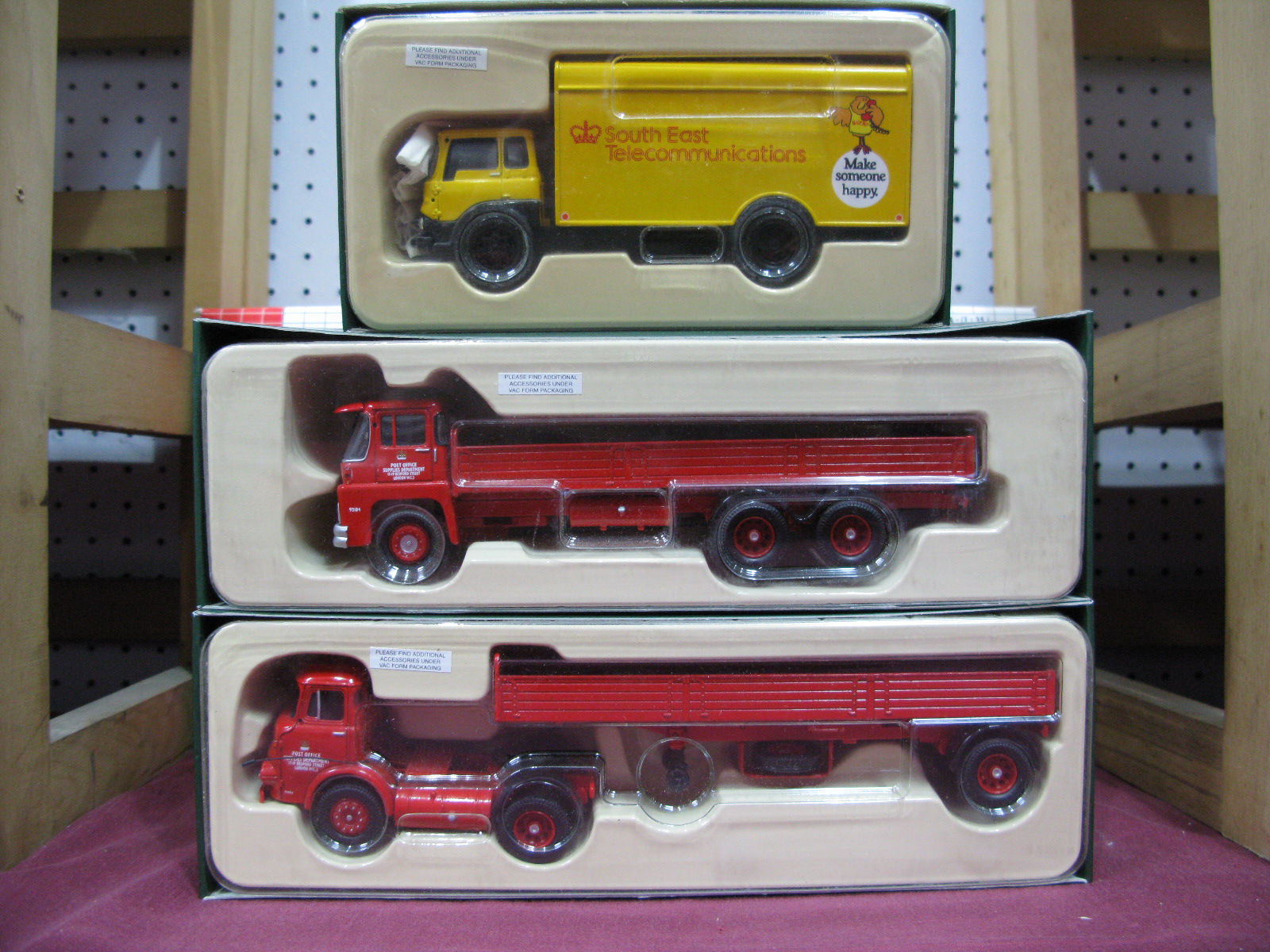 Three Corgi 1:50th Scale Diecast Model Commercial Vehicles, all from the Post Office Series