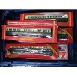 Seven "OO" Gauge/4MM G.W.R Coaches, Hornby Ref No.'s R429, 430, 454, 456 and R458 Composite