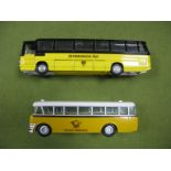 Two Tekno Diecast Model Buses, comprising of an earlier Tekno (Denmark) Postbus 'Deutsche