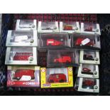 Fourteen Diecast Model Vehicles, (seven "OO" scale and seven 'N' gauge) by Oxford, Corgi, Classix