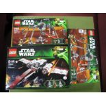 Three Lego Star Wars Sets, #75004 Z-95 Head hunter #75016, Homing Spider Droid (2), sealed as new,