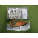 Original Airfix 1:32nd Scale - Bond Bug, some parts painted, no obvious glued parts with header,