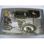 Pierced Dish, spoons, sugar tongs, manicure and other implements, sleeve bands, baby's spoon, etc.