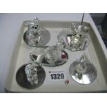 Swarovski Crystal Figures - Mouse, Owl, Pig, Fox, Bear, etc:- One Tray