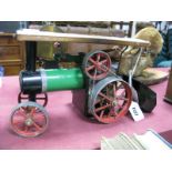 LOT WITHDRAWN A Mamod Live Steam Traction Engine No. TE 1, appears complete, however well steamed,